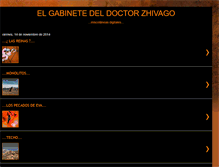 Tablet Screenshot of elgabinetedeldoctorzhivago.blogspot.com