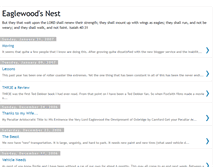 Tablet Screenshot of eaglewoodone.blogspot.com