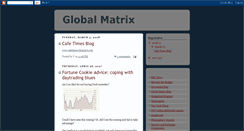 Desktop Screenshot of globalmatrix.blogspot.com