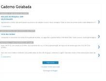Tablet Screenshot of cadernogoiabada.blogspot.com