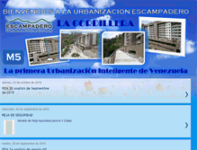 Tablet Screenshot of lacordillera-escampadero.blogspot.com