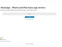 Tablet Screenshot of imusicapp.blogspot.com