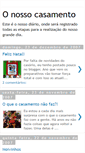 Mobile Screenshot of diariodonossocasamento.blogspot.com
