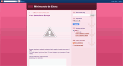 Desktop Screenshot of minimundodeelena.blogspot.com