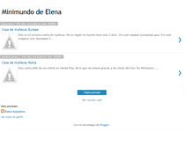 Tablet Screenshot of minimundodeelena.blogspot.com