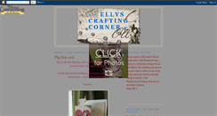 Desktop Screenshot of ellyscraftingcorner.blogspot.com