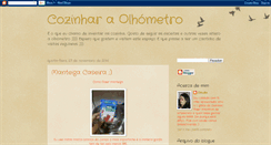 Desktop Screenshot of cozinharaolhometro.blogspot.com