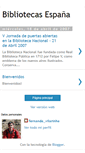 Mobile Screenshot of bibliotecasespana.blogspot.com