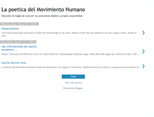 Tablet Screenshot of movimientohumano.blogspot.com