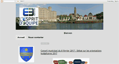Desktop Screenshot of lespritdequipe.blogspot.com