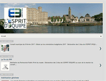 Tablet Screenshot of lespritdequipe.blogspot.com