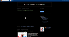 Desktop Screenshot of nitroburstbeverages.blogspot.com