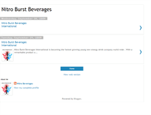 Tablet Screenshot of nitroburstbeverages.blogspot.com