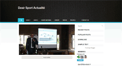 Desktop Screenshot of dzair-sport.blogspot.com