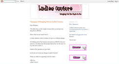 Desktop Screenshot of ladiescouture.blogspot.com