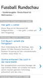 Mobile Screenshot of fussball-rundschau.blogspot.com