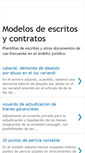 Mobile Screenshot of modelosdeescritosycontratos.blogspot.com