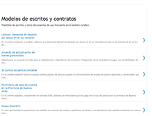 Tablet Screenshot of modelosdeescritosycontratos.blogspot.com