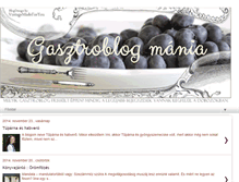 Tablet Screenshot of gastroblogmania.blogspot.com