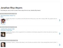 Tablet Screenshot of jonathan-rhys-meyers.blogspot.com