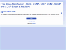 Tablet Screenshot of ciscoebook.blogspot.com