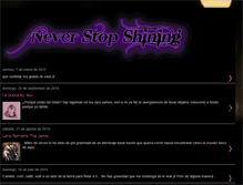 Tablet Screenshot of neverstopshinning.blogspot.com