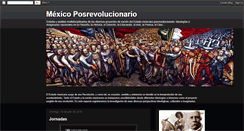 Desktop Screenshot of mexico-posrevolucionario.blogspot.com