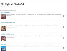 Tablet Screenshot of oldnightatstudio54.blogspot.com