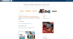 Desktop Screenshot of freemakemoneyadvice.blogspot.com