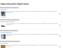Tablet Screenshot of napertelynarkki.blogspot.com