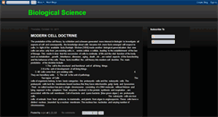 Desktop Screenshot of bbiological-science.blogspot.com