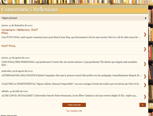 Tablet Screenshot of comentarisireflexions.blogspot.com