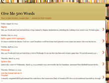 Tablet Screenshot of giveme5hundredwords.blogspot.com