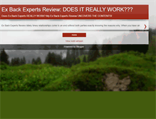 Tablet Screenshot of ex-back-experts-review.blogspot.com