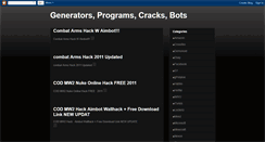 Desktop Screenshot of generators-programs-cracks-bots.blogspot.com