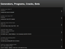 Tablet Screenshot of generators-programs-cracks-bots.blogspot.com