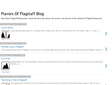 Tablet Screenshot of flavorsofflagstaff.blogspot.com