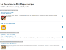 Tablet Screenshot of ladecadenciadeldaguerrotipo.blogspot.com