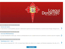 Tablet Screenshot of lorquideportivo.blogspot.com