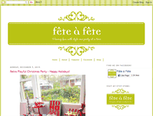 Tablet Screenshot of fete-a-fete.blogspot.com