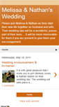 Mobile Screenshot of melissaandnathanswedding.blogspot.com
