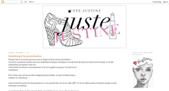 Desktop Screenshot of justejustine.blogspot.com