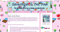 Desktop Screenshot of champagneandbonbons.blogspot.com