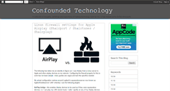 Desktop Screenshot of confoundedtech.blogspot.com