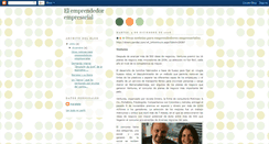 Desktop Screenshot of elemprendedorempresarial.blogspot.com