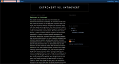 Desktop Screenshot of extrovertintrovertwar.blogspot.com