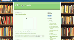 Desktop Screenshot of christymdavis.blogspot.com