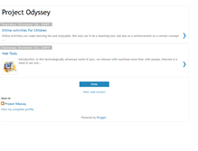 Tablet Screenshot of project-odyssey.blogspot.com