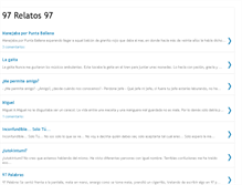 Tablet Screenshot of 97relatos97.blogspot.com