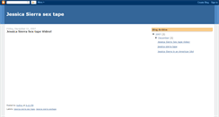 Desktop Screenshot of jessica-sierra-sex-tape-vid.blogspot.com